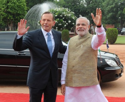 Abbott thanks Modi over phone for the warm reception in India